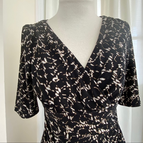 Black and white Ralph Lauren cocktail dress - Picture 2 of 5